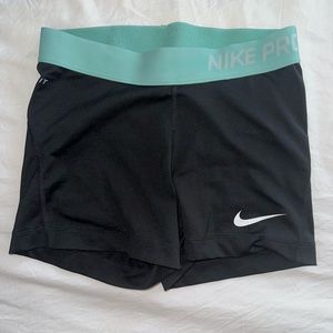 Nike Pro Black Spandex Size Small
